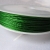 7 gijų plieninis troselis žalias 0,45mm, 1m