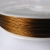 7 gijų plieninis troselis rudas 0,45 mm, 1m