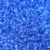 2 mm mėlyni karoliukai, 20 g