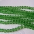 4mm stiklinių žalių karoliukų juosta
